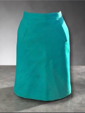 J. Crew Teal Pencil Skirt